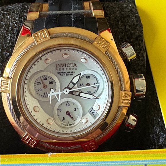 Invicta Gold and Black Reserve Watch